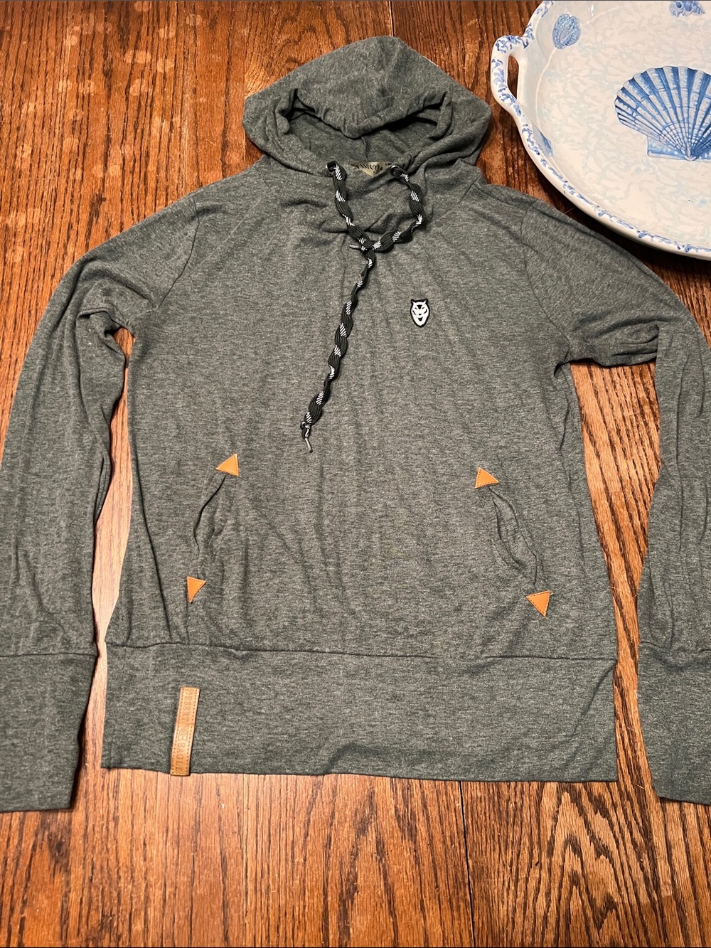 Gamiss Zeal style Desert Eagle green funnel neck Hooded Pullover Sweatshirt